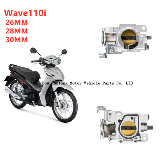 Cuerpo del acelerador de motocicleta Honda Wave110i Wave125i