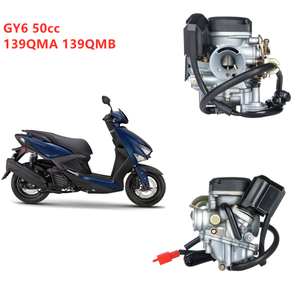 Carburador de scooter con cubierta de plástico GY6 50cc 139QMA 139QMB