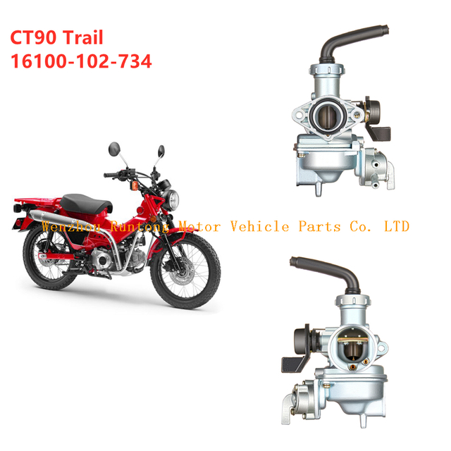 Honda CT90 Trail 16100-102-734 16100-102-775 Carburador de motocicleta