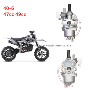 40-6 47cc 49cc Motocicleta Mini Bike Carburador