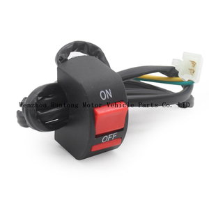 Start Stop ON OFF Interruptor de manillar de motocicleta ATV